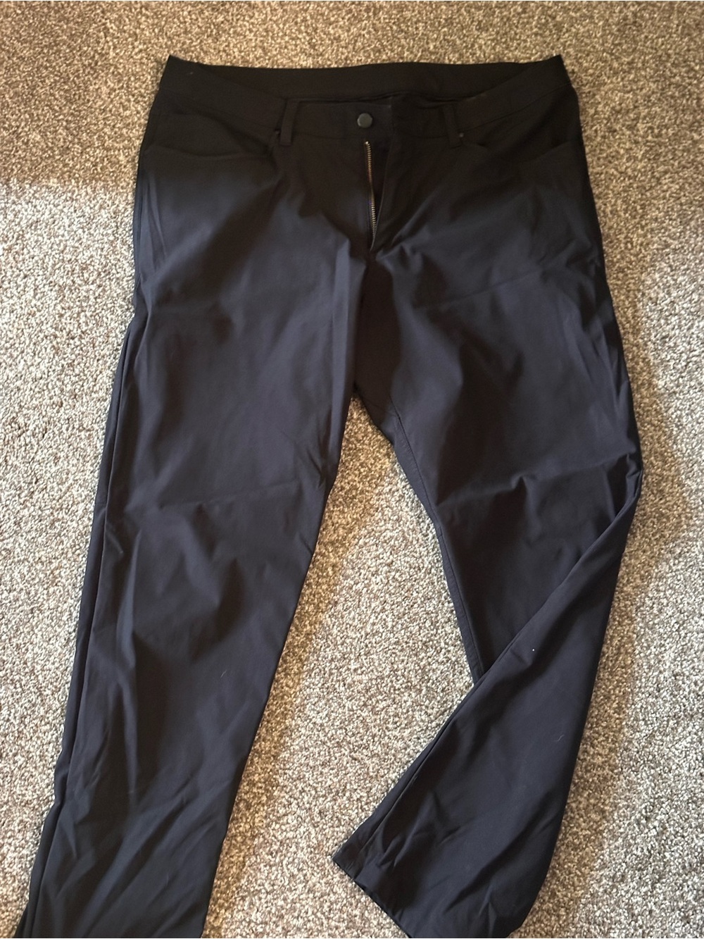 lululemon athletica Black Stretch Chinos for Men